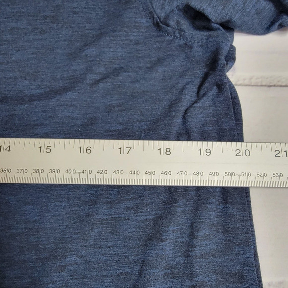 Member's Mark Men's Favorite Soft Long Sleeve Lounge Tee Blue Heather Size Small - Picture 4 of 8